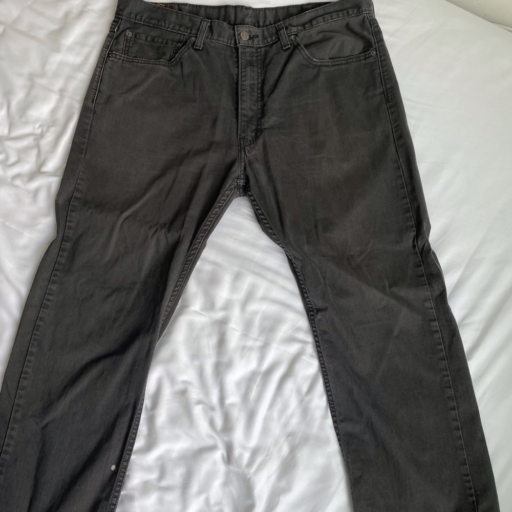 Levis 505 black pants for men